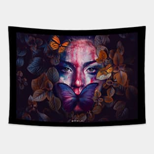 CLASH OF COLORS Tapestry