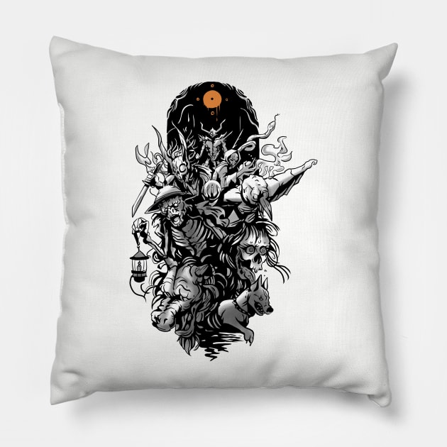 The Creatures Pillow by Elijah101