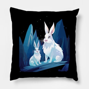 Arctic Hare Fathers Day Pillow