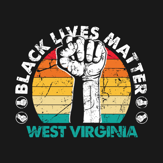 West Virginia black lives matter political protest by Jannysingle