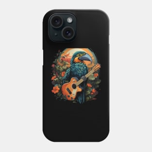 Hornbill Playing Guitar Phone Case