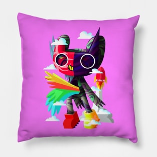 cat smile violet edition COOLEY Pillow