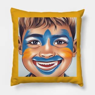 face painting Pillow