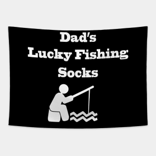 Personalised Lucky Fishing Socks Tapestry