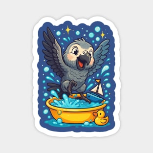 Taking a Bath Magnet