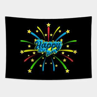 19 - Happy New Year Tapestry