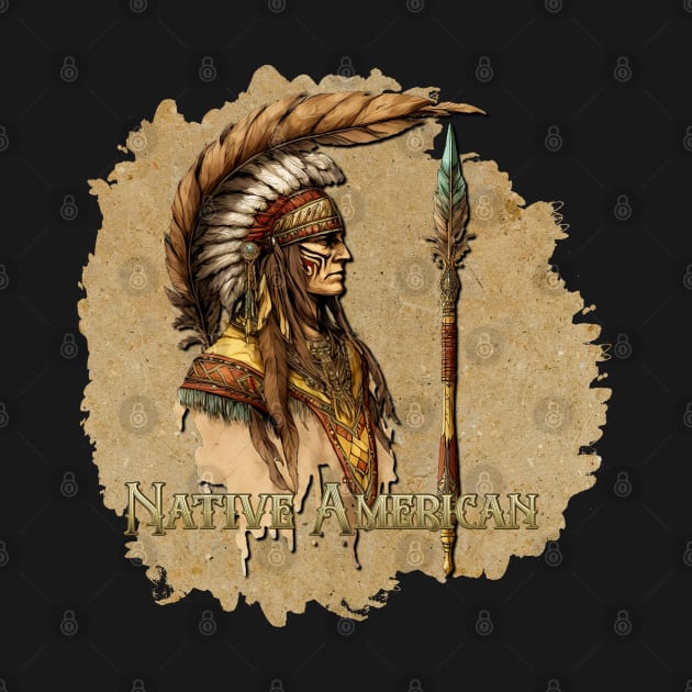 Native American Warrior by This and That Designs