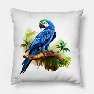 Hyacinth Macaw Pillow