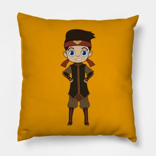 FIRE NATION AANG-CUTE CHIBI AVATAR CHARACTER Pillow