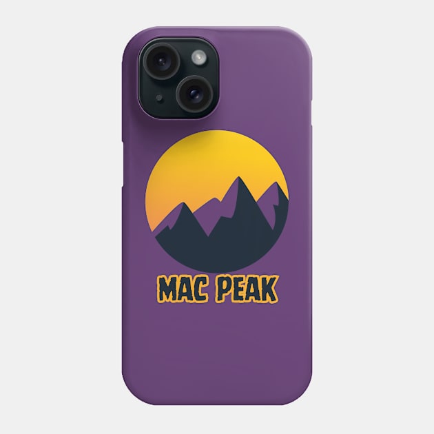 Mac Peak Phone Case by Canada Cities