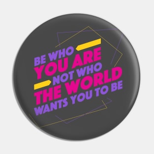 Creative Inspiring Quote Vector Pin