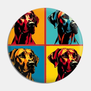 Rhodesian Ridgeback Pop Art - Dog Lover Gifts Pin