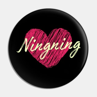 Ningning Heart AESPA Pin