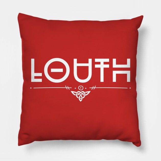 Louth Ireland Celtic Pillow by TrueCelt