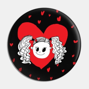a cute and lovely girl Pin
