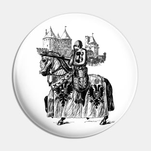 Knight on a horse Pin