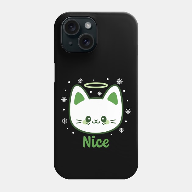 Nice Angel Cat Phone Case by Kitty Cotton