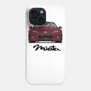 MX5 Miata NC2 Copper Red Phone Case