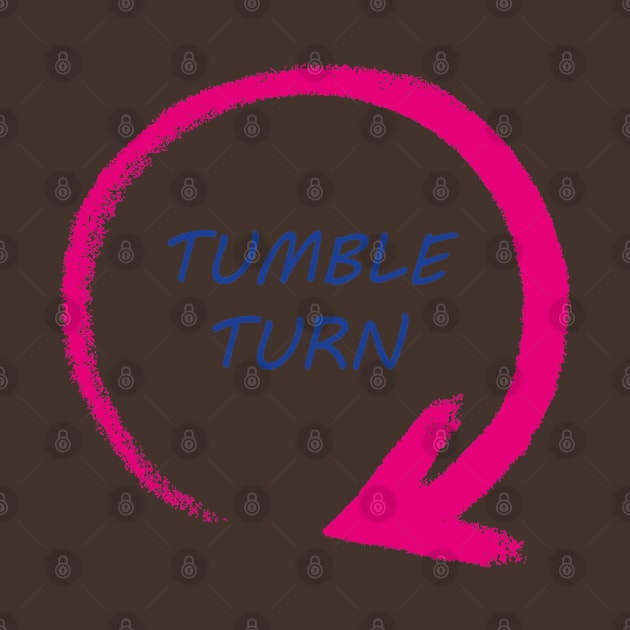 Tumble Turn Arrow by Swimtees