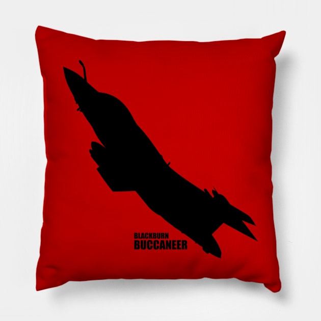 Blackburn Buccaneer Pillow by Tailgunnerstudios