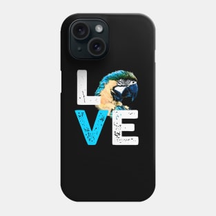Macaw Parrot Love Funny Phone Case