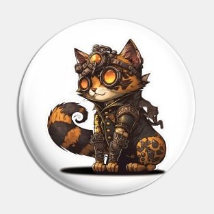 Ragdoll Cat Steampunk Pin