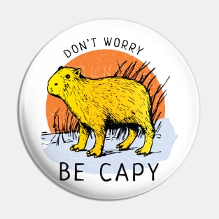 Capybara Pin