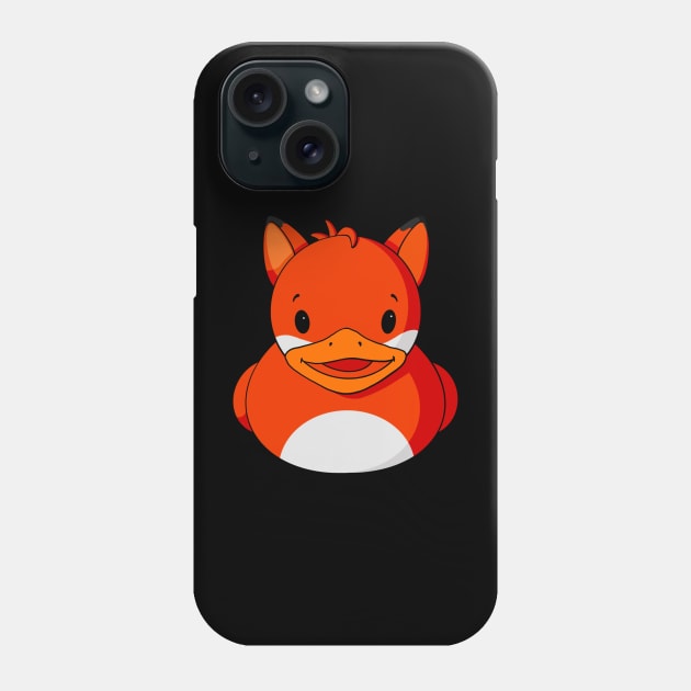 Fox Rubber Duck Phone Case by Alisha Ober Designs