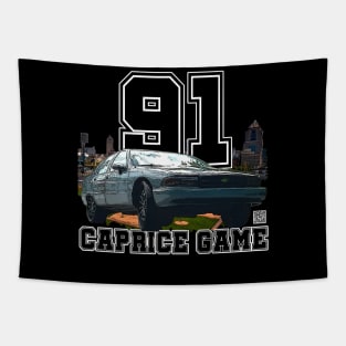 91 Caprice Game Baseball Park Tapestry