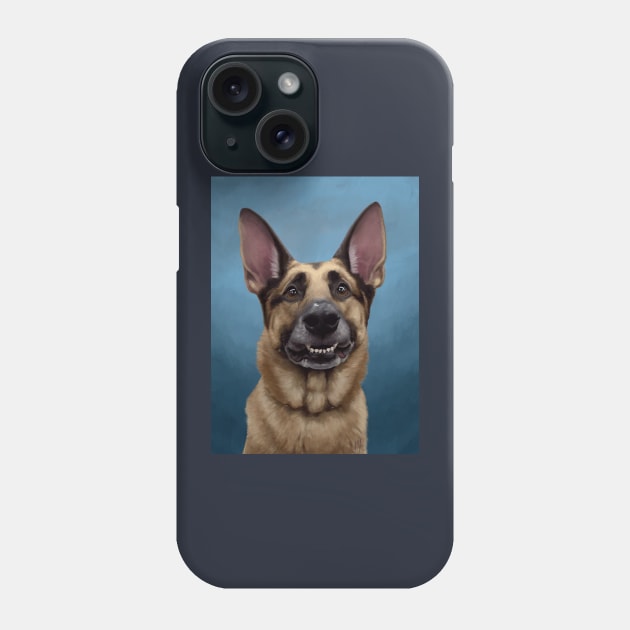 Roscoe the German Shepherd Phone Case by KJL90