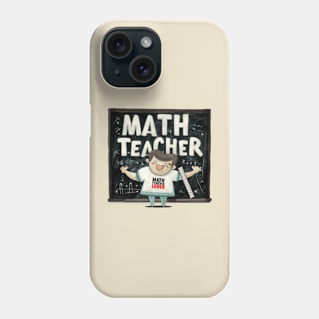 Math Teacher Lover Phone Case by Hunter_c4 "Click here to uncover more designs"