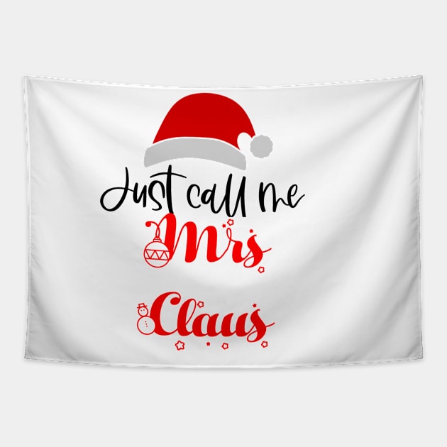 Mrs Claus Tapestry by CindersRose