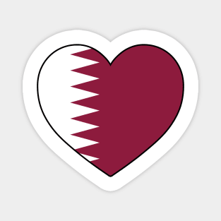 Heart - Qatar Magnet