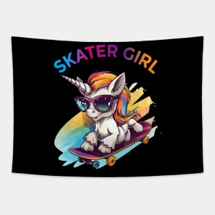 SKATERS GIRL Tapestry