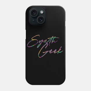 Synth Geek / 80s Style Typography Design Phone Case