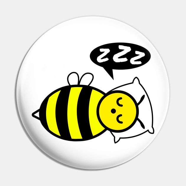 Slumber Sleepy Bee Pin by ChrisWilson