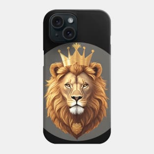 Regal Lion with Crown no.2 Phone Case