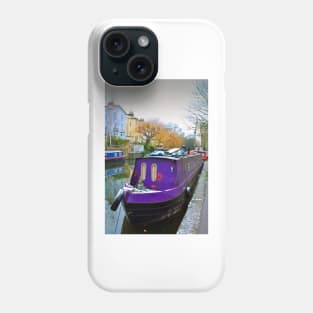 Narrow Boats Regent's Canal Camden London Phone Case