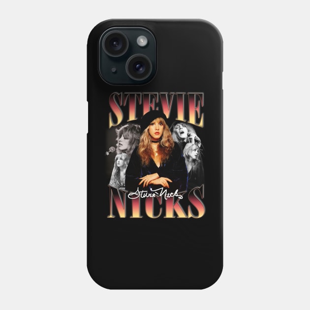 Stevie Nicks Vintage Rock Music Phone Case by Evergreen Daily