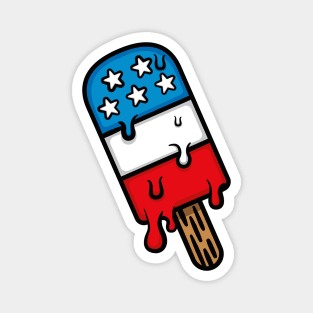 American Popsicle (Blue) Magnet