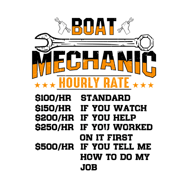 Mechanical Engineer Engineering Job Boat Mechanic by mikkashirts