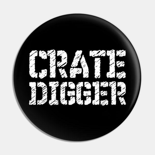 Crate Digger Pin by forgottentongues