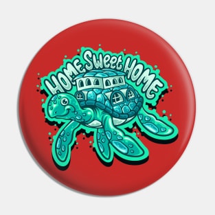 Turtle Home Sweet Home Pin