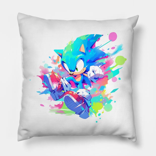 sonic Pillow by skatermoment