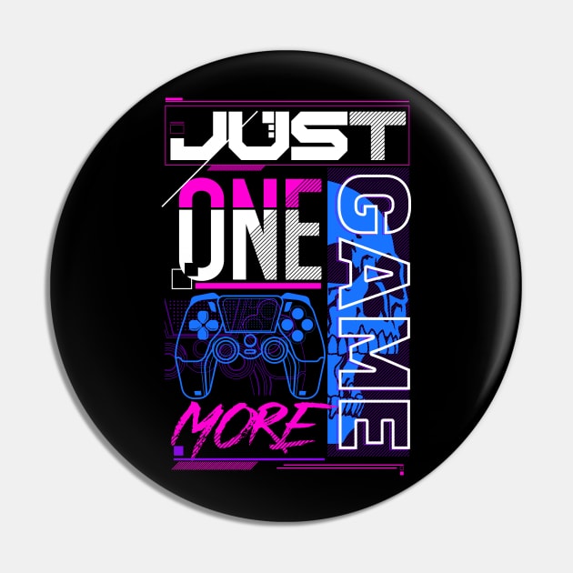 One More Game Pin by XXII Designs