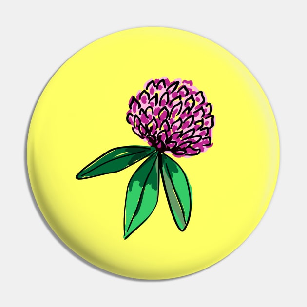 Clover with leaves Pin by aleksandrakrylova