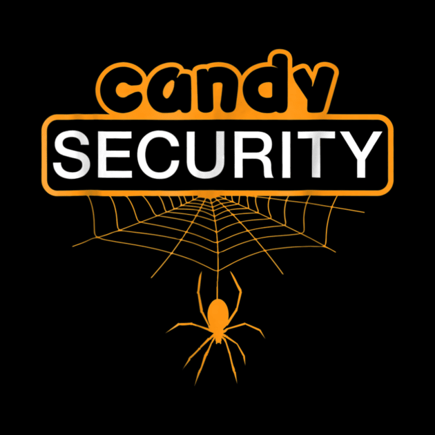 Candy Security Funny Adult Halloween Costume by klausgaiser