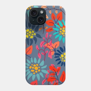 colorful floral pattern Phone Case