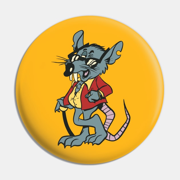 Come On Down to the Child Rat Casino Pin by sombreroinc