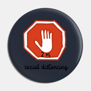 Social distancing Pin